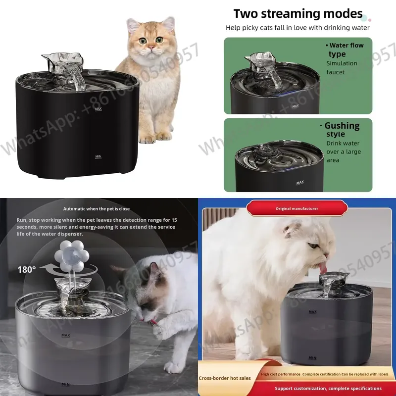 Pet Feeders - Automatic Pet Water Dispenser Cat Dog