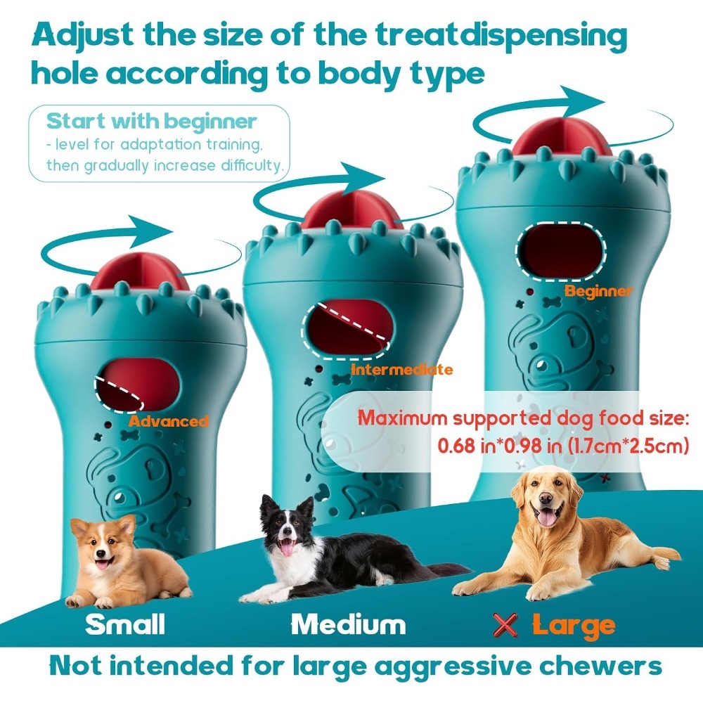 Interactive Dog Toys Adjustabl - Indestructible Dog Chew Toy recension och pris