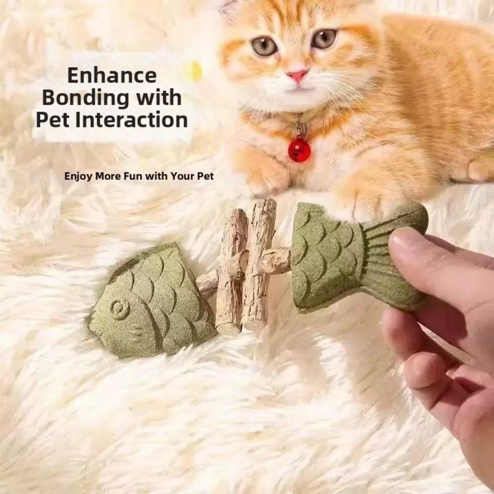 Fish Bone Shape Cat Molar Stic - Teeth Cleaning Dog Chew Bone recension och pris
