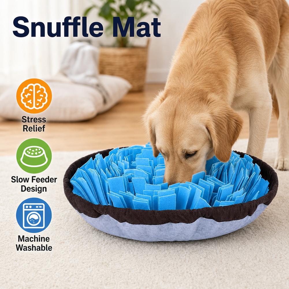 Dog Snuffle Mat Interactive Fe - Interactive Squeaky Plush Dog Toy recension och pris