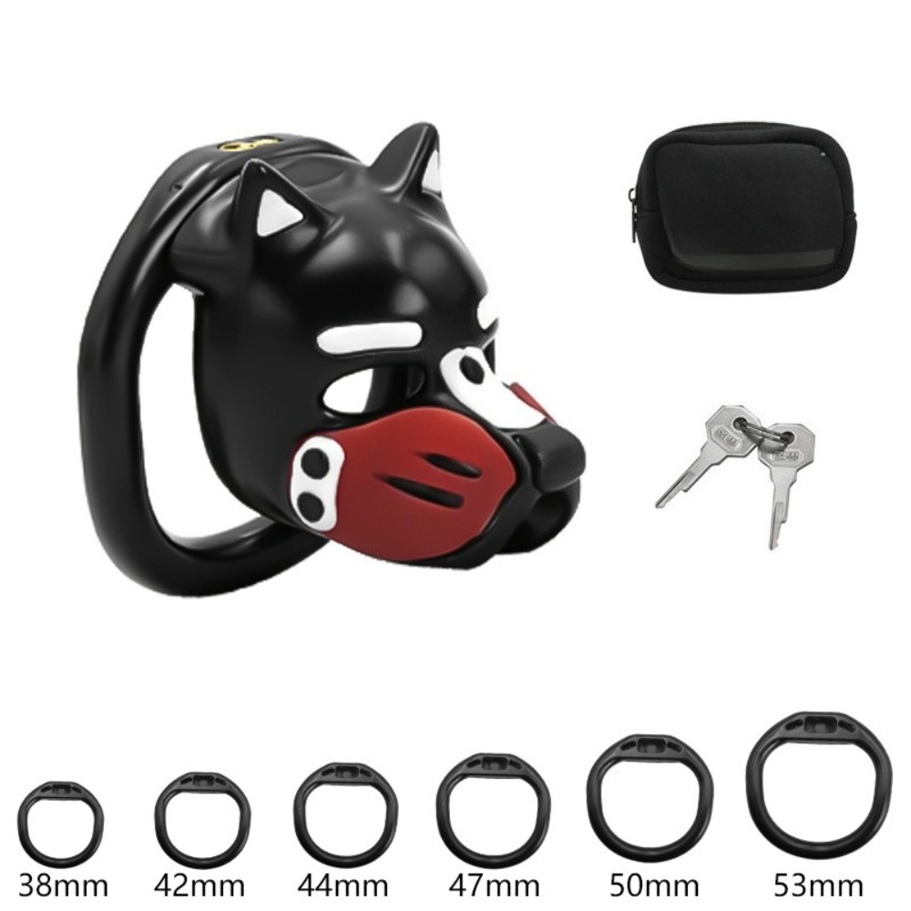 New Dog Head Chastity Cage wit - Dog Toys recension och pris