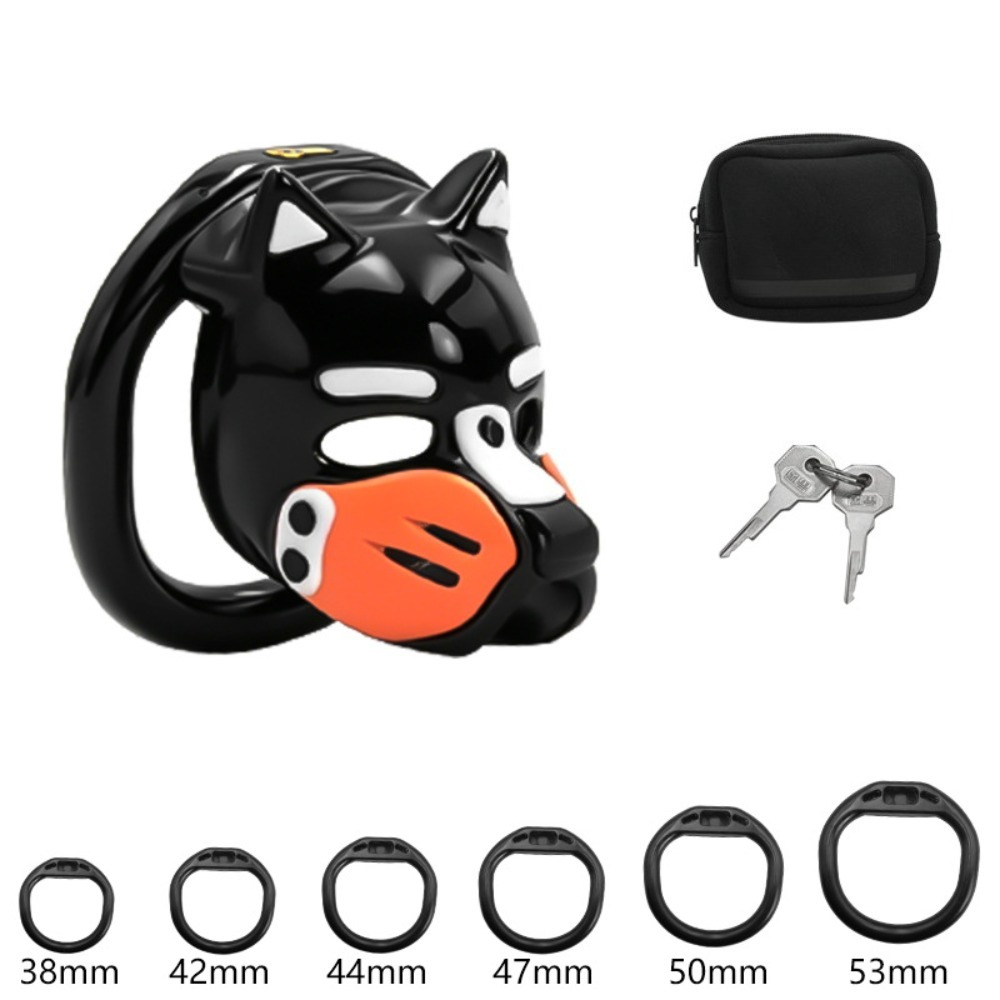 New Dog Head Chastity Cage wit - Dog Toys recension och pris