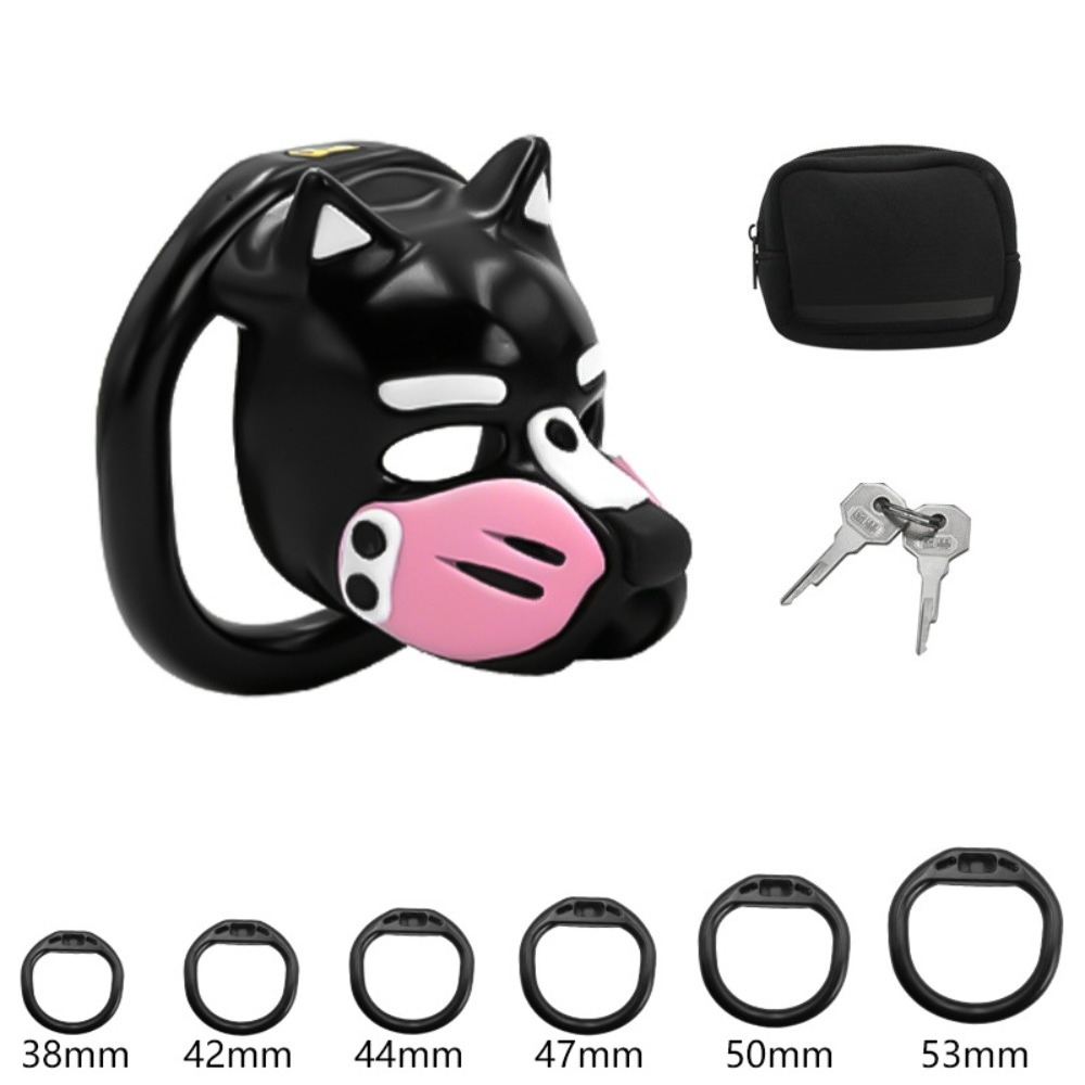 New Dog Head Chastity Cage wit - Dog Toys recension och pris