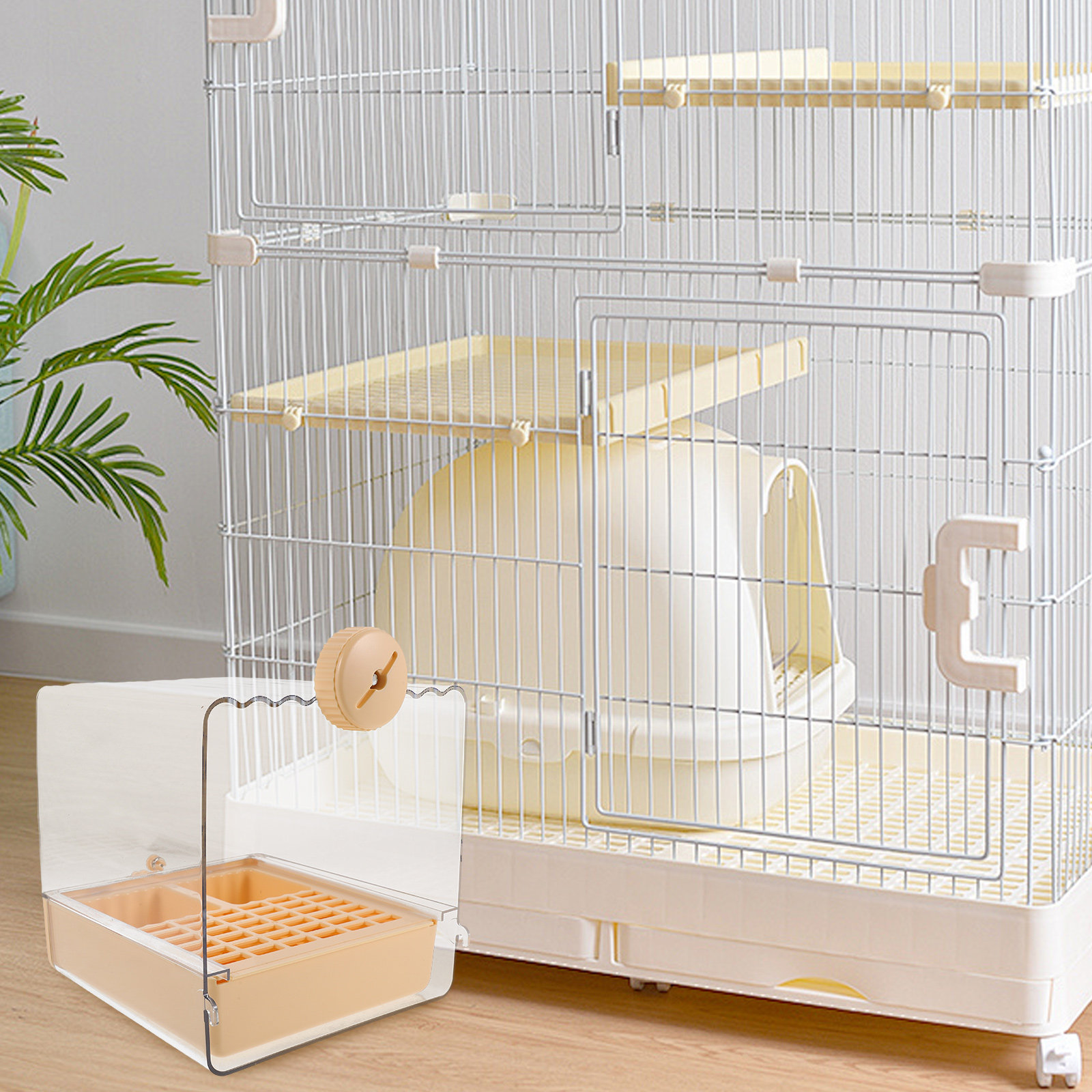 Hanging Bird Bath Bowl Cage Pe - Pet Feeders recension och pris
