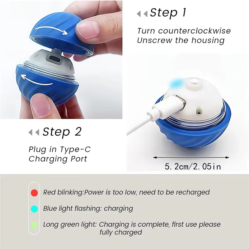 Automatic Interactive Dog Toy  - Automatic Moving Dog Ball recension och pris