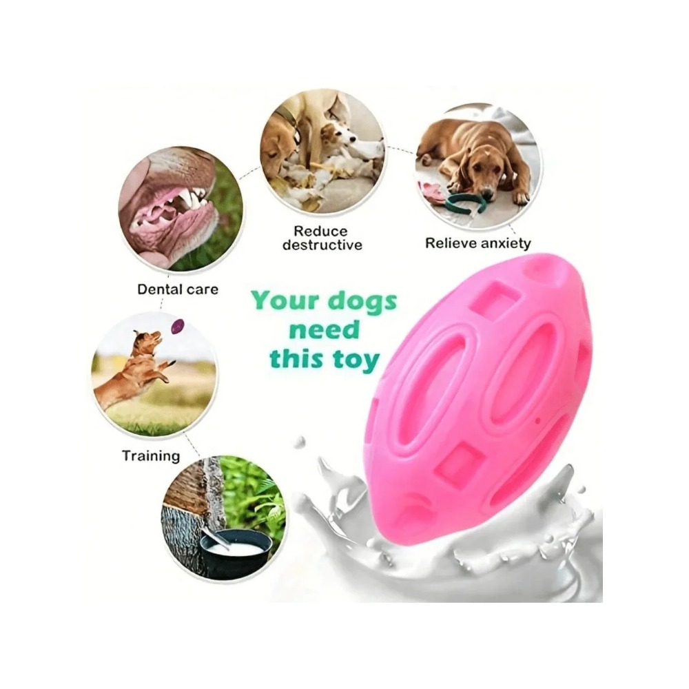 1pcs Indestructible Squeaky Ru - Indestructible Dog Chew Toy recension och pris