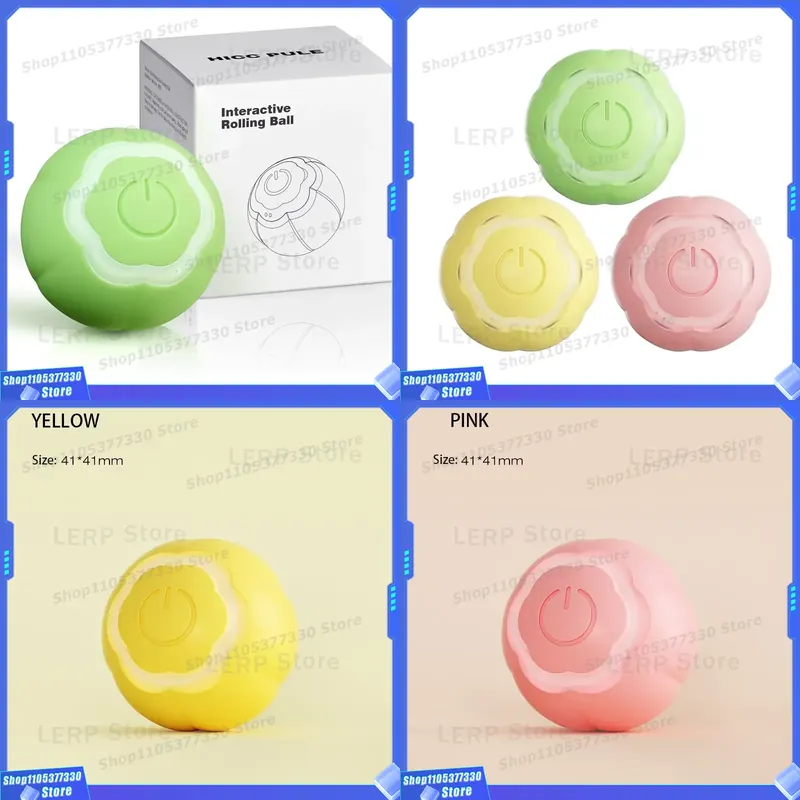 OEM Colorful Light Moving Ball - Automatic Moving Dog Ball recension och pris
