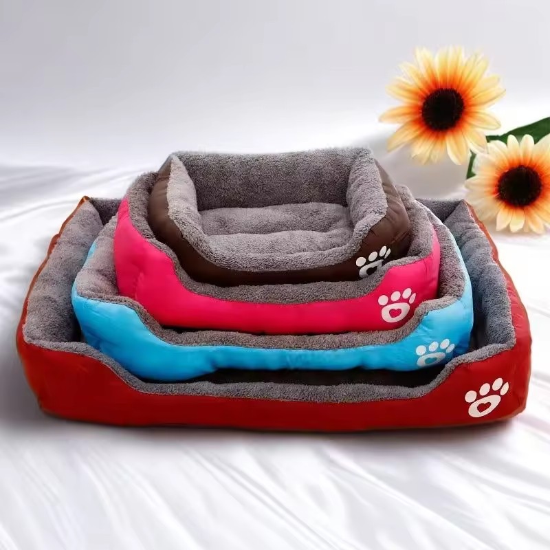Soft Plush Cushion Bed for Sma - Interactive Squeaky Plush Dog Toy recension och pris