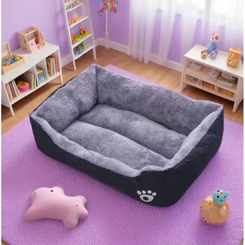 Soft Plush Cushion Bed for Sma - Interactive Squeaky Plush Dog Toy recension och pris