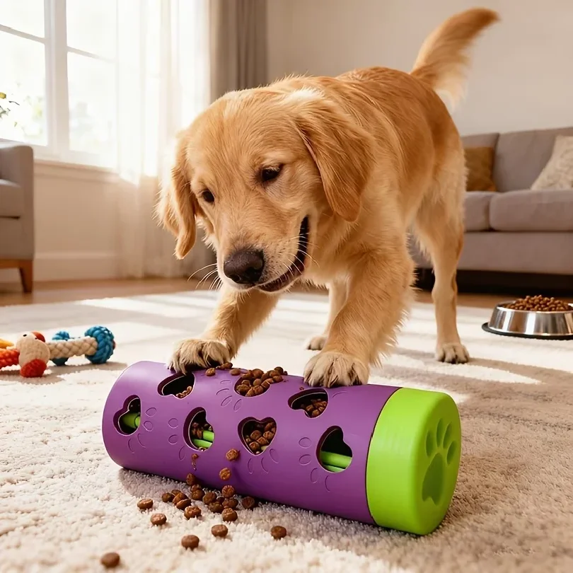 Interactive Detachable Pet Slo - Rubber Treat Dispensing Dog Toy recension och pris