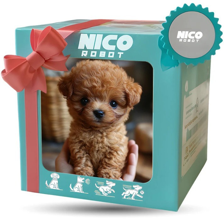 Nico Robot Plush Electronic Pe - Interactive Squeaky Plush Dog Toy recension och pris