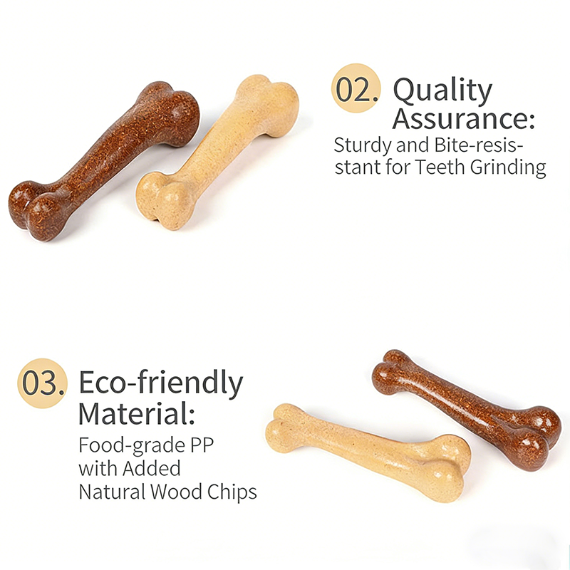 Beef Flavor Dog Chew Toy Simul - Teeth Cleaning Dog Chew Bone recension och pris